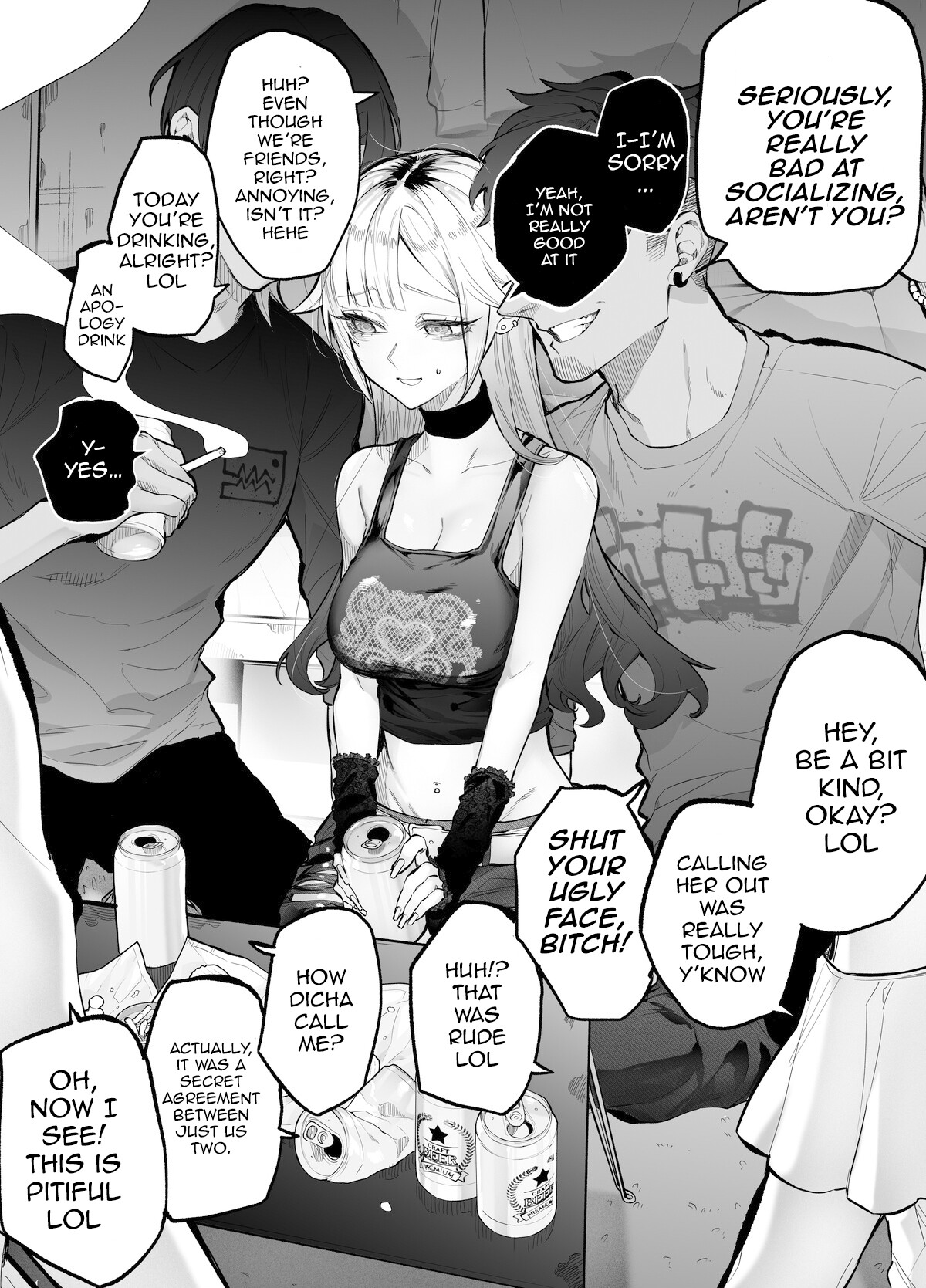 Hentai Manga Comic-Gyaru Sister Misconduct-Read-1
